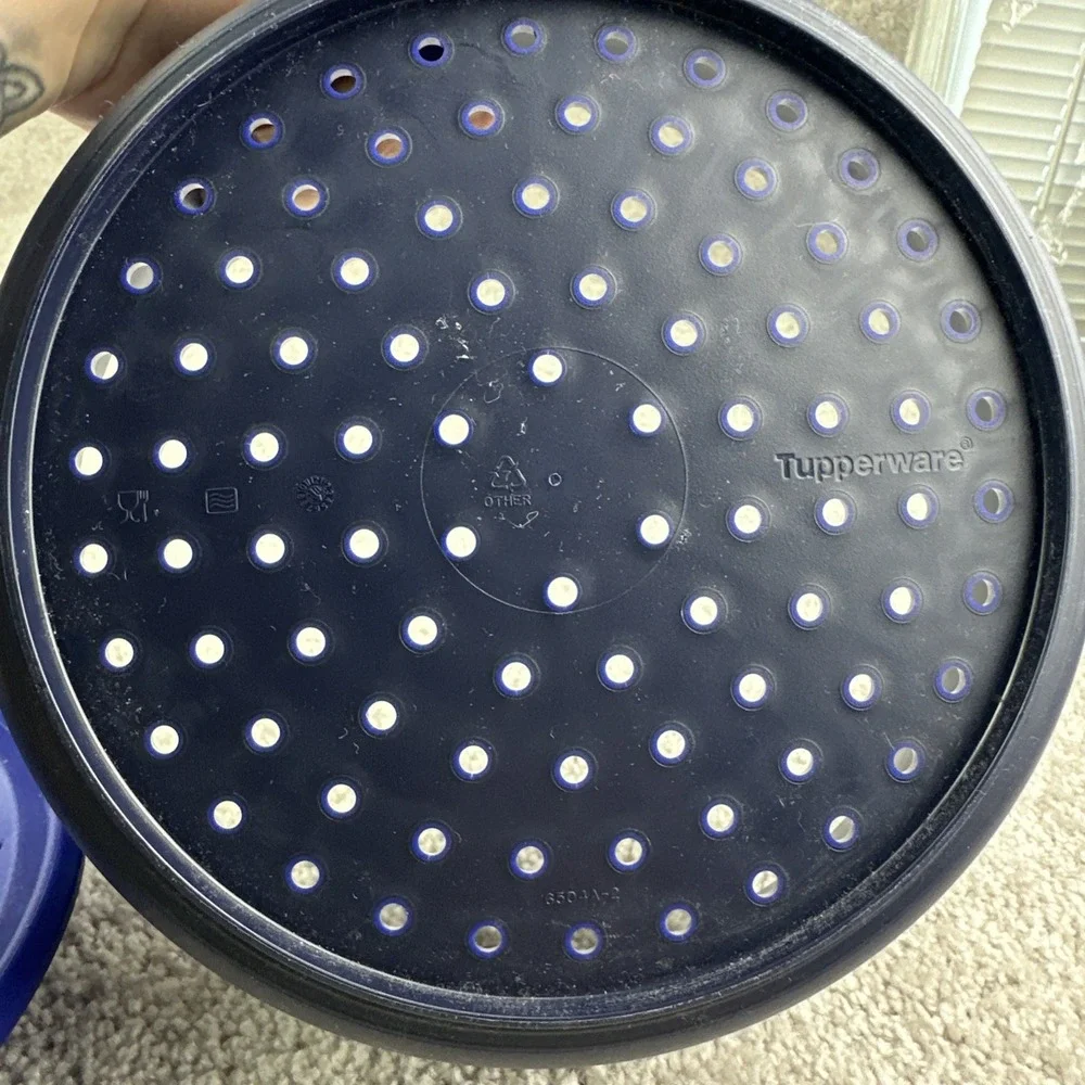 *READ* Tupperware Microwave Smart Steamer Cooker‎ #6504A-2 Blue